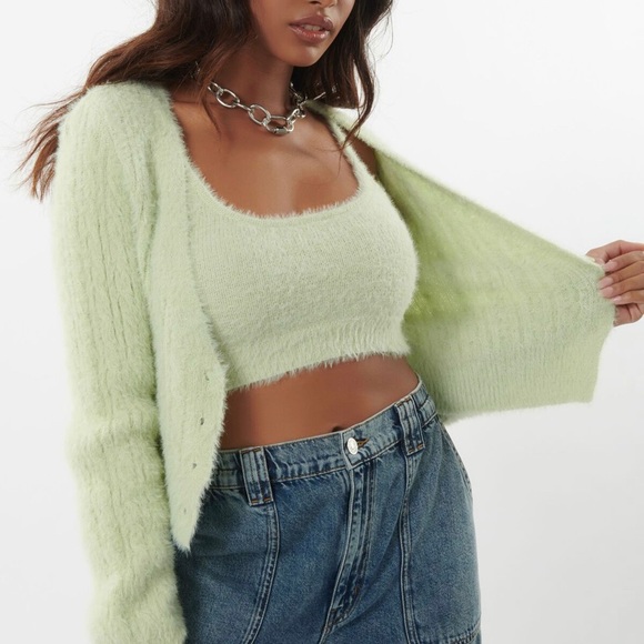 Garage fuzzy cardigan - Picture 2 of 3